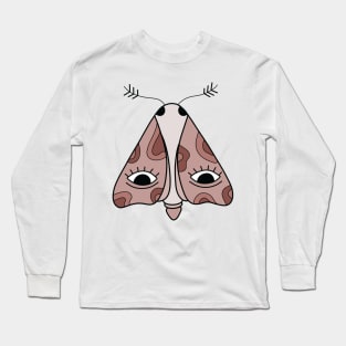 Moth with eyes Long Sleeve T-Shirt